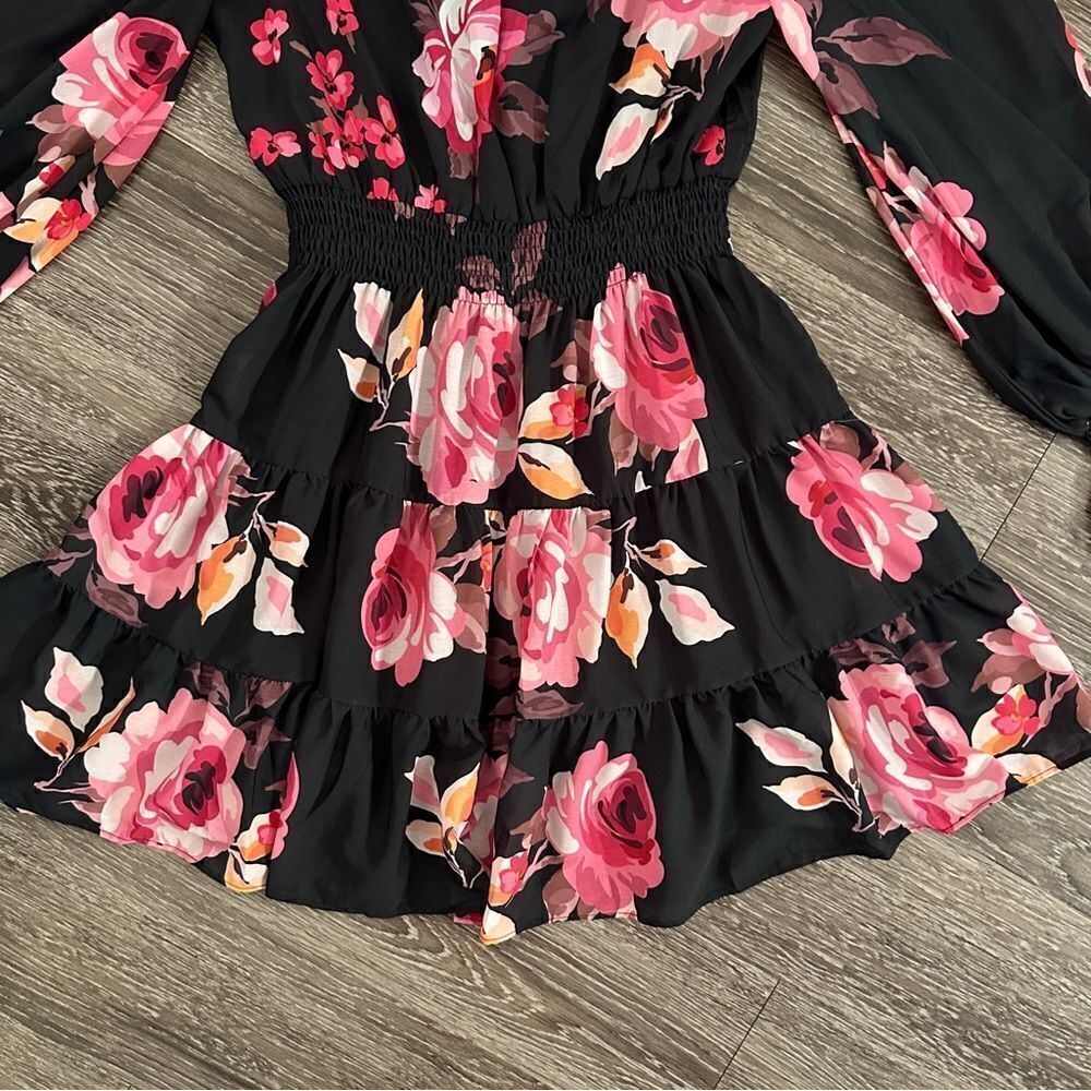 Stellah Elastic Waist Mini Dress - Picture 2 of 7